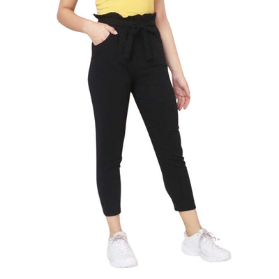 Srsenterprises ankle length casual jogger pants with side pockets and slash  pockets Party Wear Women Trouser,