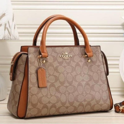 Ultra Designer Pu Leather Handbag For Women - Orange - Shopaholics