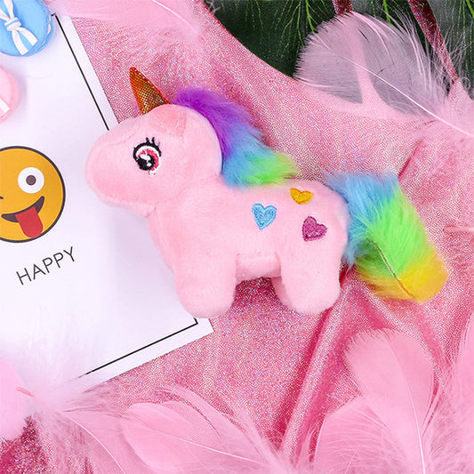 Popular Small Unicorn Plush Soft Toys - Pink - Shopaholics
