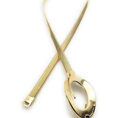 Unique Metal Belt For Women - Free / Golden - Shopaholics