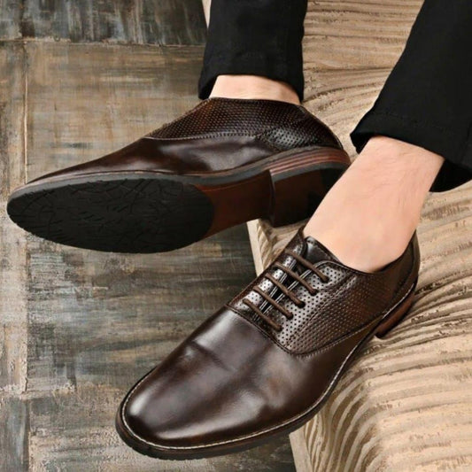 Unique Formal Oxford Loafers Shoes For Men - 6 / Tan - Shopaholics