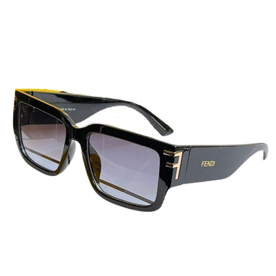 Unisex Smart Audio Black Square Sunglasses - Black - Shopaholics