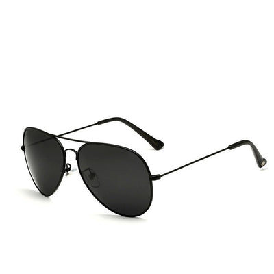 Aviator Polarized Sunglasses for Men - Black Gray - Shopaholics