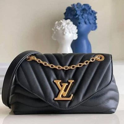 Wave Edition Shoulder Crossbody Handbag For Women - Black - Shopaholics