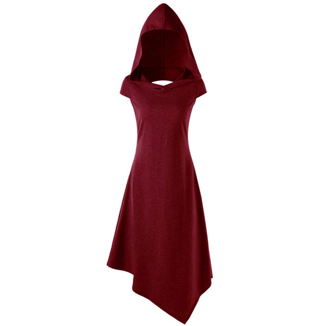 Women Summer Casual Midi Dress - Red / L - Shopaholics
